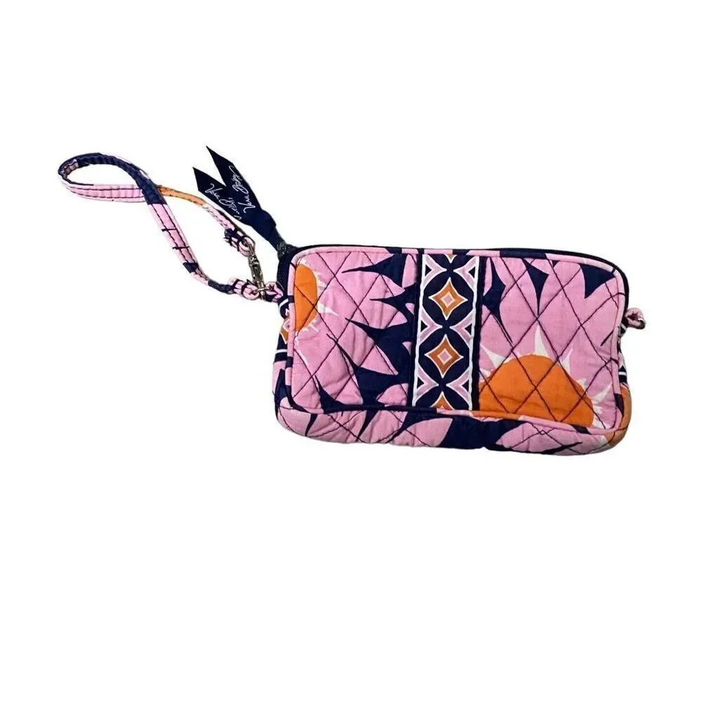 Vera Bradley Pink and Purple Wristlet - Picture 2 of 5